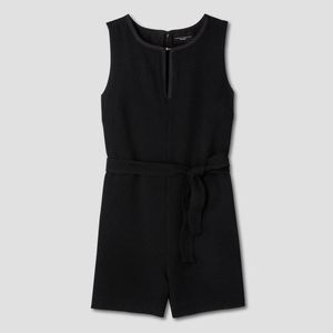 NWT Victoria Beckham Women's Black Tie Waist Romper One-piece XS,M,L